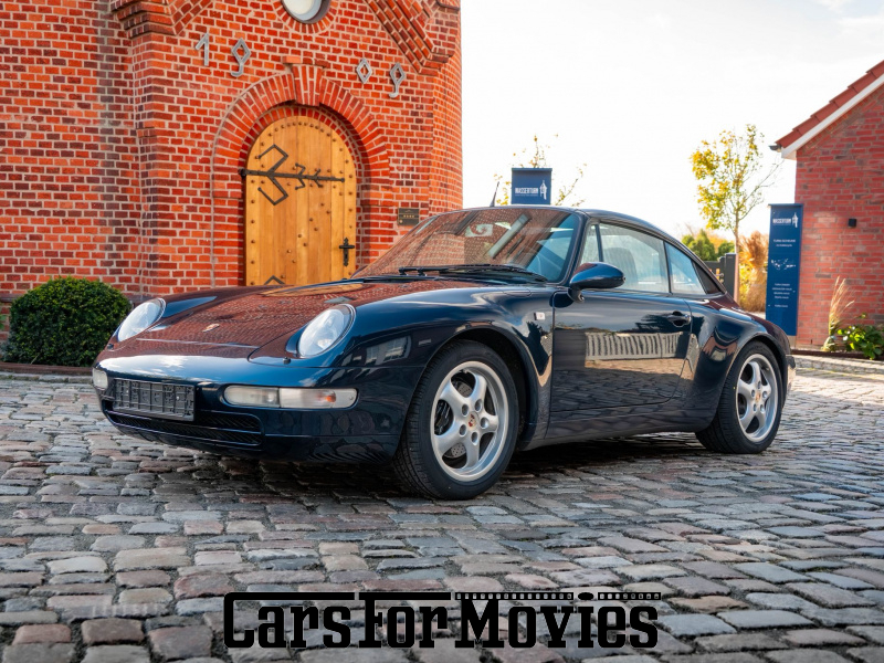 CarsForMovies | Porsche 911 (993 Targa) 1998 Deutschland Blau Schwarz Zivilfahrzeug Sportwagen Bayern 7495 coupe